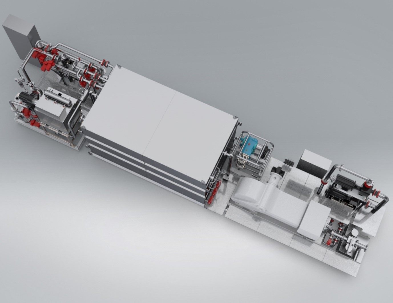 Containerised mixing and pumping plant