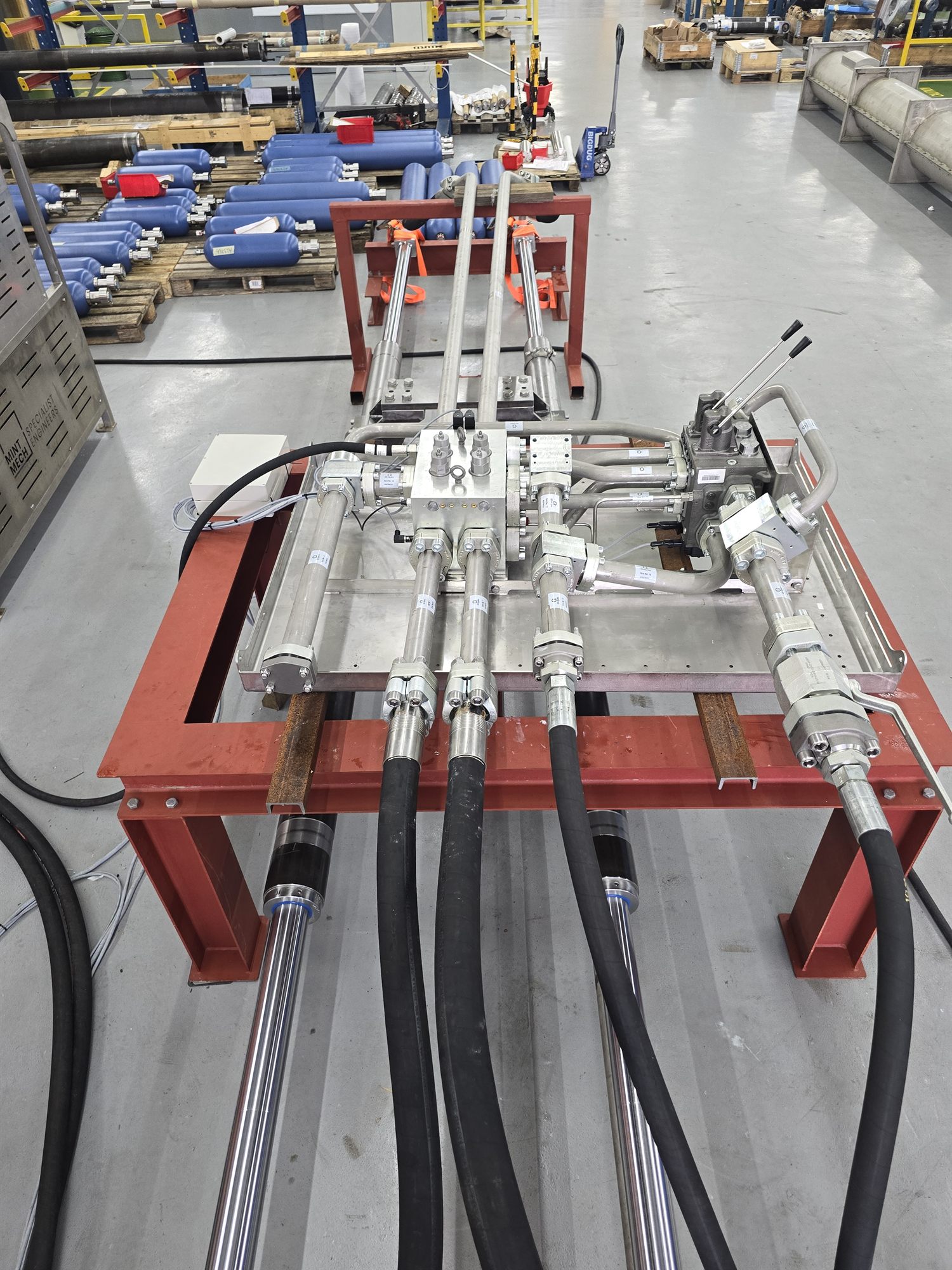 Active heave assist system on the workshop test bed